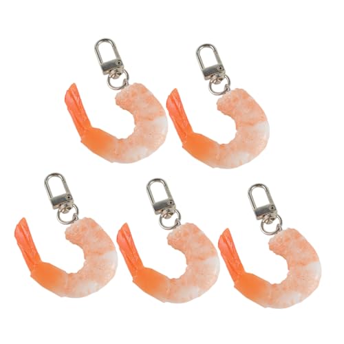 VALICLUD 5 Stück Realistische Garnelen Schlüsselanhänger aus Langlebigem Detailgetreues Design Vielseitig als Anhänger Dekoration oder Partygeschenk Witzige Schlüsselanhänger für Freunde VALICLUD 5 Stück Realistische Garnelen Schlüsselanhänger aus Langlebigem Detailgetreues Design Vielseitig als Anhänger Dekoration oder Partygeschenk Witzige Schlüsselanhänger für Freunde von VALICLUD
