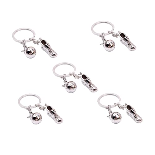 VALICLUD 5 Stück Teiliges Fußball Schlüsselanhänger aus Umweltfreundlichem Material mit Kreativer Fußballschuh und Ball Design Modisch Geruchsfrei als Party Deko und für Fußballfans VALICLUD 5 Stück Teiliges Fußball Schlüsselanhänger aus Umweltfreundlichem Material mit Kreativer Fußballschuh und Ball Design Modisch Geruchsfrei als Party Deko und für Fußballfans von VALICLUD
