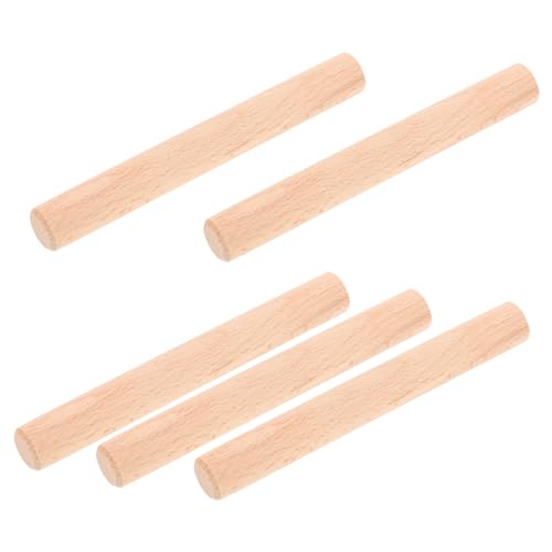 VALICLUD 5 Stück Teiliges Holzstifte für Lochwand Lochdurchmesser Robuste Holzstifte mit Glatter Oberfläche Vielseitig Einsetzbar für DIY Projekte und Holzwand Partitionen Langlebige von VALICLUD