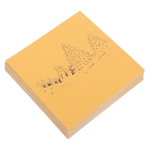 VALICLUD 50 Stück Goldene Schneemann Tischkarten mit bezauberndem Ausstanz-Design wiederverwendbar Blanko Sitzplatzkarten für Restaurant und festliche Winter-Dekoration VALICLUD 50 Stück Goldene Schneemann Tischkarten mit bezauberndem Ausstanz-Design wiederverwendbar Blanko Sitzplatzkarten für Restaurant und festliche Winter-Dekoration von VALICLUD