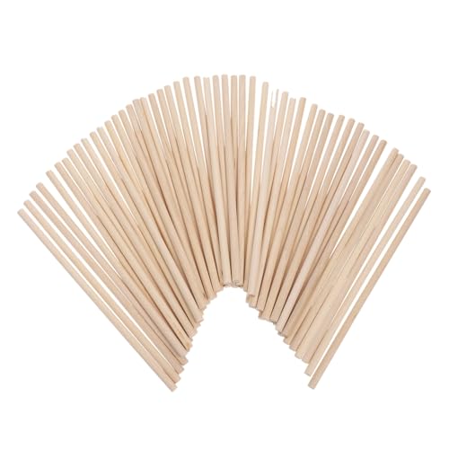 VALICLUD 50 Stück Naturholz Dübelstäbe Unbearbeitete Holzstäbchen für DIY Projekte Runde Holzstäbe für Basteln Makramee und Kreative Aktivitäten Sicheres Material VALICLUD 50 Stück Naturholz Dübelstäbe Unbearbeitete Holzstäbchen für DIY Projekte Runde Holzstäbe für Basteln Makramee und Kreative Aktivitäten Sicheres Material von VALICLUD