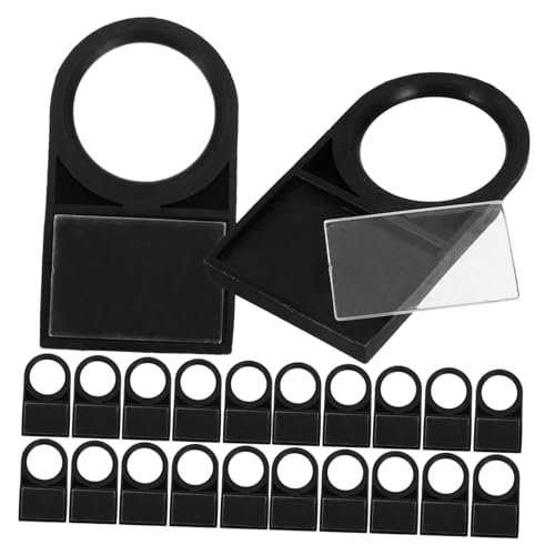 VALICLUD 50 Stück Schalter-hinweistafel: Druckknopf-identifikationstafel Für 22 Mm Elektrische Schalter – Hinweisanzeige Für Druckknopfschalter Aus Kunststoff von VALICLUD