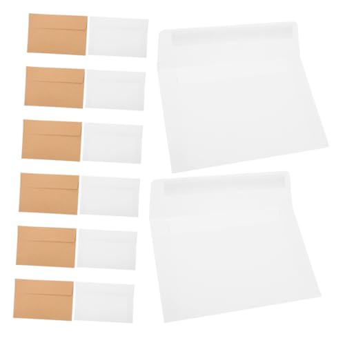 VALICLUD 50 Stück Selbstklebende A4-umschläge, Diy-umschläge, Party-grußkarten, Umschläge, Einladungsumschläge Für Hochzeitseinladungen, Urlaubskarten, Fotos von VALICLUD