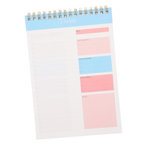 VALICLUD 50 Zeitmanagementplan Täglicher Aufgabennotizblock Arbeitsheft Slots Liste Tag Spiral-Planungsnotizblock für den Zeitplan glatte Schreibplanblöcke Planen Sie Notizblöcke Eisen VALICLUD 50 Zeitmanagementplan Täglicher Aufgabennotizblock Arbeitsheft Slots Liste Tag Spiral-Planungsnotizblock für den Zeitplan glatte Schreibplanblöcke Planen Sie Notizblöcke Eisen von VALICLUD