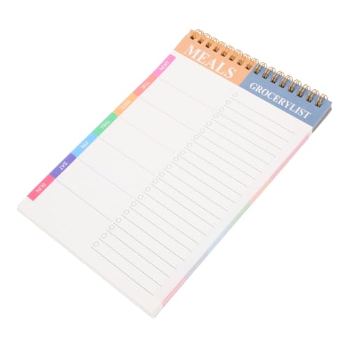 VALICLUD 50 Zeitplan Listen Aufgabe Notizbuch Woche täglich Zu Einkaufsliste für Lebensmittel glatte Schreibplanblöcke Seitenreiter Memo -Pads To-Do-Liste Notizblock Papier von VALICLUD