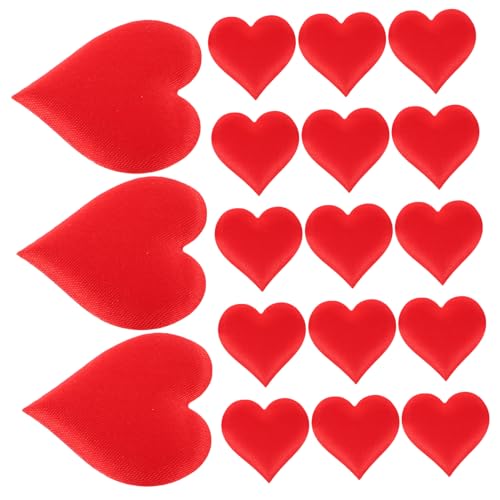VALICLUD 500 Stück Herz Konfetti aus Schwamm für Hochzeiten Valentinstag Romantische Tischdekorationen Jubiläumsfeiern und Bastelprojekte Rot Wiederverwendbar für Große Veranstaltungen von VALICLUD