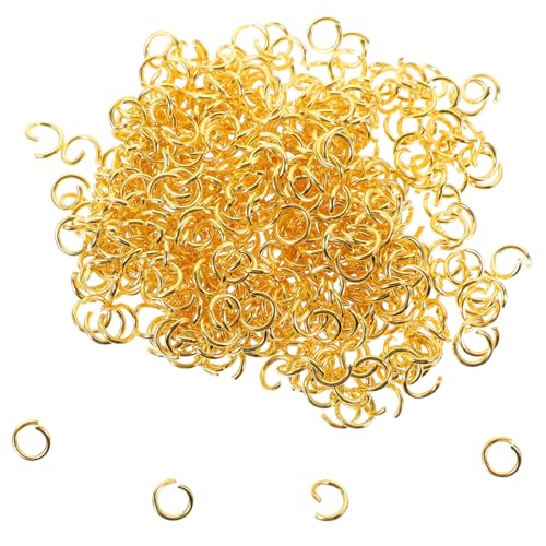 VALICLUD 500 Stück Sprungringe aus Rostfreiem Stahl Offene Verbindungsringe für Schmuckherstellung Robuste DIY Schmuckringe für Halsketten Armbänder und Handgefertigte Accessoires VALICLUD 500 Stück Sprungringe aus Rostfreiem Stahl Offene Verbindungsringe für Schmuckherstellung Robuste DIY Schmuckringe für Halsketten Armbänder und Handgefertigte Accessoires von VALICLUD