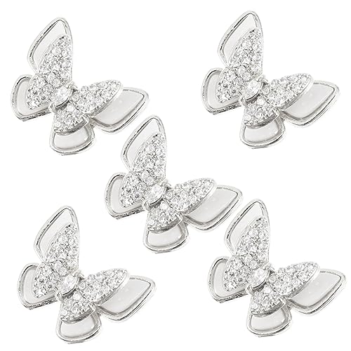 VALICLUD 5Stücke Charms DIY Nagelkunst Zubehör für Maniküre mit Rhinestones Perfektes für Nail Art für Professionellen VALICLUD 5Stücke Charms DIY Nagelkunst Zubehör für Maniküre mit Rhinestones Perfektes für Nail Art für Professionellen von VALICLUD