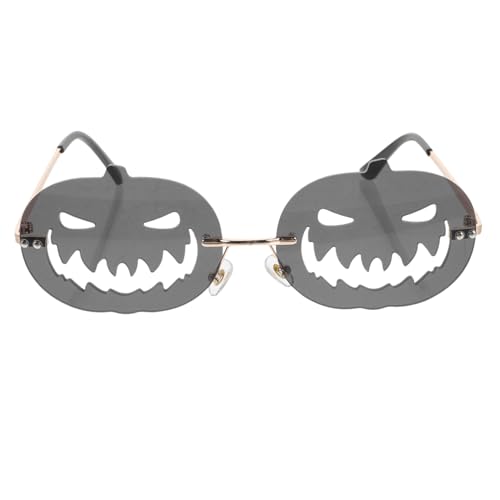 VALICLUD 5St Halloween-Brille gefallen Abschlussball Requisiten deko rahmenlose brille schicke sonnenbrille Sonnenbrillen-Requisite irregulär Graue Flocken Glas schmücken Männer und Frauen von VALICLUD