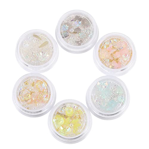 VALICLUD 6 Boxen Teiliges Nail Art Strassstein Bunte Nail Sequins Rhinestones Hautfreundliche Nageldekoration Geeignet für Natürliche und Künstliche Nägel DIY Nageldesign Zubehör für Damen VALICLUD 6 Boxen Teiliges Nail Art Strassstein Bunte Nail Sequins Rhinestones Hautfreundliche Nageldekoration Geeignet für Natürliche und Künstliche Nägel DIY Nageldesign Zubehör für Damen von VALICLUD