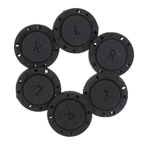 VALICLUD 6 Paare Magnetische Druckknöpfe zum Annähen Runde Schwarze Nähmagnete Starker Halt DIY Kleidung Verschlüsse für Mäntel Cardigans Gardinen Praktische Textile Befestiger von VALICLUD