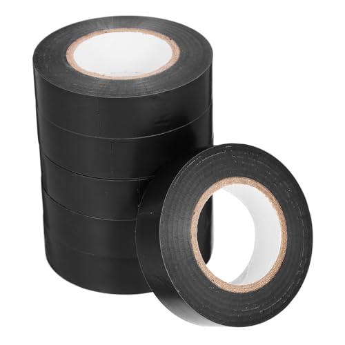 VALICLUD 6 Rollen Isolierband PVC Elektriker Klebeband Selbstklebend für Isolation Reparatur Schutz Elektrischer Leitungen Sicher und Hitzebeständig von VALICLUD