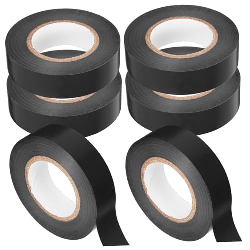 VALICLUD 6 Rollen PVC Isolierband Elektriker Klebeband Hochtemperaturbeständig Selbstklebend Schutzband für Kabelisolierung und Reparatur im Industrieeinsatz VALICLUD 6 Rollen PVC Isolierband Elektriker Klebeband Hochtemperaturbeständig Selbstklebend Schutzband für Kabelisolierung und Reparatur im Industrieeinsatz von VALICLUD