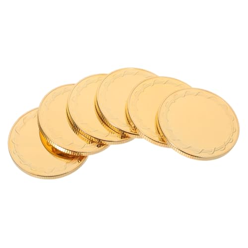 VALICLUD 6 Stück Blanko Metall Münzen mit Goldplattiertem Spiegelrand Uv Druck und Lasergravur Geeignet Diy Challenge Coins für Gravur Geburtstags und Reisememorabilien VALICLUD 6 Stück Blanko Metall Münzen mit Goldplattiertem Spiegelrand Uv Druck und Lasergravur Geeignet Diy Challenge Coins für Gravur Geburtstags und Reisememorabilien von VALICLUD