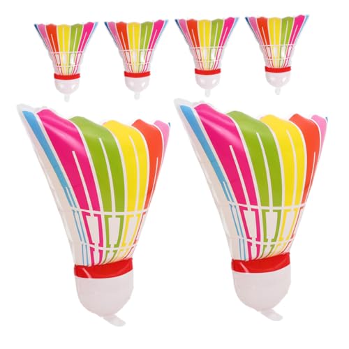 VALICLUD 6 Stück Giant Badminton Ballon Aufblasbare Aluminiumfolie Federball Dekoration für Sport Motto Geburtstagsfeiern Robuste Pe Materialien Langanhaltend und Eyecatching Design von VALICLUD