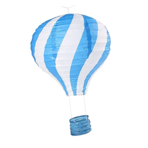 VALICLUD 6 Stück Teiliges Faltbare Papierlaternen in Bunte Heißluftballon form Dekorative Party Hochzeitsdekoration für Innenbereich Vielseitig für Festlichkeiten und Wohnräume von VALICLUD