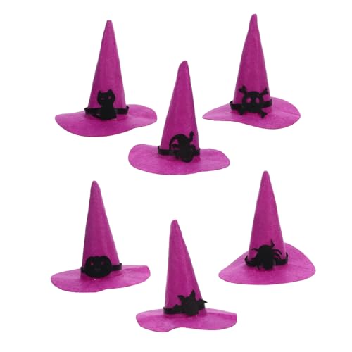VALICLUD 6 Stück Teiliges Halloween Hexenhüte aus Filz Zauberer Hüte für Diy Dekoration Weiche Farbechte Party Accessoires für Halloween Karneval Weihnachten und Maskerade VALICLUD 6 Stück Teiliges Halloween Hexenhüte aus Filz Zauberer Hüte für Diy Dekoration Weiche Farbechte Party Accessoires für Halloween Karneval Weihnachten und Maskerade von VALICLUD