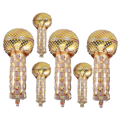 VALICLUD 6 Stück Teiliges Mikrofon Folienballon Goldene Geburtstag Luftballons Kleine und Große Party Deko Langlebige Aluminiumfolie für Shower und Hochzeit Geeignet VALICLUD 6 Stück Teiliges Mikrofon Folienballon Goldene Geburtstag Luftballons Kleine und Große Party Deko Langlebige Aluminiumfolie für Shower und Hochzeit Geeignet von VALICLUD
