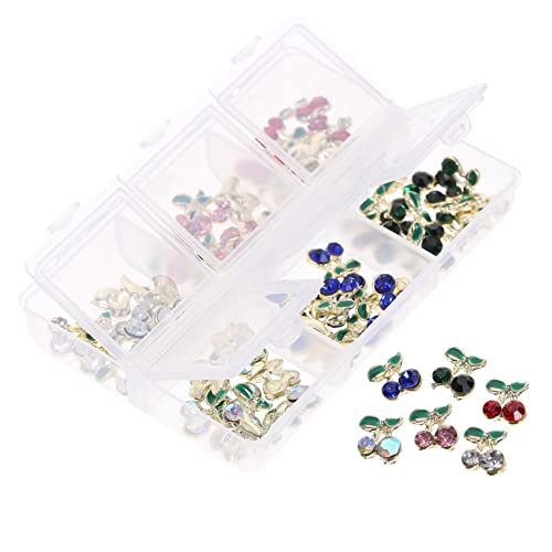 VALICLUD 60 Stück Nagelstrasssteine Cherry Nail Charms DIY Nageldekoration Funkelnde Rhinestones für Nail Art für Partys Anlässe und Persönliche Gestaltung VALICLUD 60 Stück Nagelstrasssteine Cherry Nail Charms DIY Nageldekoration Funkelnde Rhinestones für Nail Art für Partys Anlässe und Persönliche Gestaltung von VALICLUD