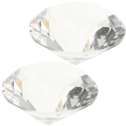 VALICLUD 60 mm große Kristall-Acryl-Edelsteine, künstlicher Edelstein, Schatz, große Edelsteine zum Basteln, Schmucksteine für Dekoration, Tischstreuung, Hochzeit, Geburtstag, Party (2 Stück, VALICLUD 60 mm große Kristall-Acryl-Edelsteine, künstlicher Edelstein, Schatz, große Edelsteine zum Basteln, Schmucksteine für Dekoration, Tischstreuung, Hochzeit, Geburtstag, Party (2 Stück, von VALICLUD