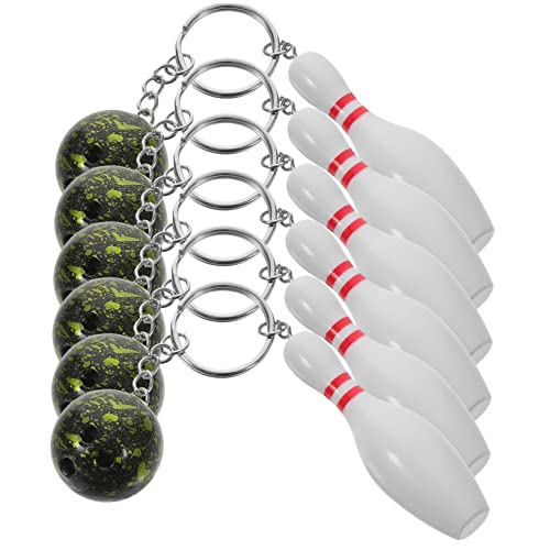 VALICLUD 6Stücke Bowling Pin Schlüsselanhänger Bowling Pins Und Bälle Als Schlüsselbund Für Bowling Partys Geschenkidee Für Sportliebhaber VALICLUD 6Stücke Bowling Pin Schlüsselanhänger Bowling Pins Und Bälle Als Schlüsselbund Für Bowling Partys Geschenkidee Für Sportliebhaber von VALICLUD