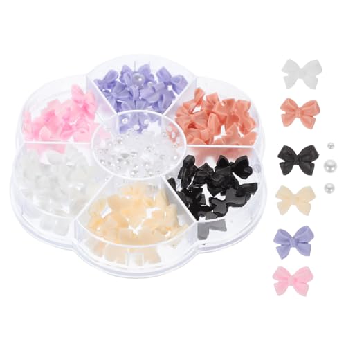 VALICLUD 7Gitter Nagelanhänger mit Schleifen und Perlendesign Nail Art Zubehör für DIY Nagelkunst und Maniküre Dekoration für Hochzeiten Geburtstage und Festliche VALICLUD 7Gitter Nagelanhänger mit Schleifen und Perlendesign Nail Art Zubehör für DIY Nagelkunst und Maniküre Dekoration für Hochzeiten Geburtstage und Festliche von VALICLUD