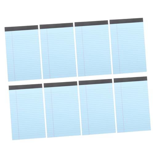 VALICLUD 8 Stück Notizbuch Notizbücher löschbar Büro legal gepunktet Zu Notizblock für Taschen kleiner Notizblock Zeitplan-Notizblöcke Memo -Pad Notepad abreißen Papier Blue von VALICLUD