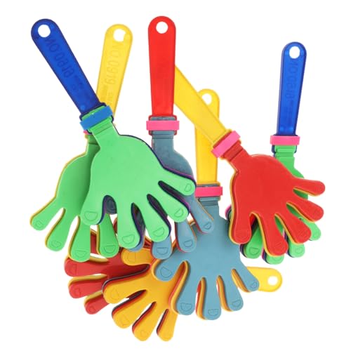 VALICLUD 8 Stück Teiliges Bunte Plastik handklatscher Lärmgerät für Sport Events Partyspielzeug mit Lauten Klatschgeräuschen als Cheerleading Party Mitgebsel VALICLUD 8 Stück Teiliges Bunte Plastik handklatscher Lärmgerät für Sport Events Partyspielzeug mit Lauten Klatschgeräuschen als Cheerleading Party Mitgebsel von VALICLUD