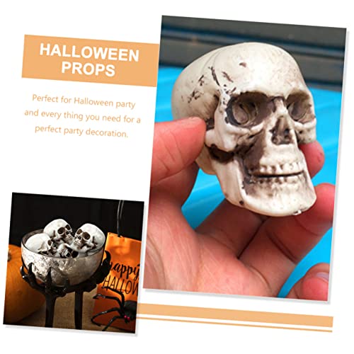 VALICLUD 8 Stück Teiliges Halloween Mini aus Kunststoff Realistische Gruselige Schädeldekoration für Party Tisch und Vielseitig Einsetzbar Lebensecht Gestaltete Deko für Halloween Motto VALICLUD 8 Stück Teiliges Halloween Mini aus Kunststoff Realistische Gruselige Schädeldekoration für Party Tisch und Vielseitig Einsetzbar Lebensecht Gestaltete Deko für Halloween Motto von VALICLUD