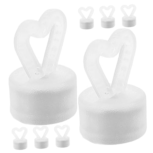 VALICLUD 8 Stück Teiliges Herzförmiges Ballongewicht mit Magnetischer Basis Plastikhalter für Hochzeits und Geburtstagsdekoration Stabile Ballonpendants für Tischdekoration und Festliche VALICLUD 8 Stück Teiliges Herzförmiges Ballongewicht mit Magnetischer Basis Plastikhalter für Hochzeits und Geburtstagsdekoration Stabile Ballonpendants für Tischdekoration und Festliche von VALICLUD