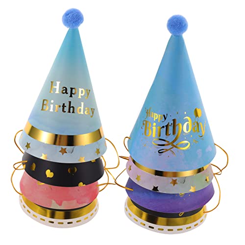 VALICLUD 8 Stück Teiliges Kindergeburtstag Partyhüte aus Premium Bunte Kegelhüte mit Plüschball Sichere und Langlebige Geburtstagsdekoration für Kindergeburtstag mit Mitgebseln VALICLUD 8 Stück Teiliges Kindergeburtstag Partyhüte aus Premium Bunte Kegelhüte mit Plüschball Sichere und Langlebige Geburtstagsdekoration für Kindergeburtstag mit Mitgebseln von VALICLUD