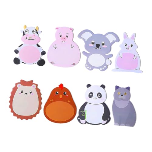 VALICLUD 8 Süßes Stationäres Seitenmarkierungen Notizblock Süß Klebestreifen Süße Schulsachen Haftnotizblock Mit Tiermotiv Kawaii Schulmaterial Papier VALICLUD 8 Süßes Stationäres Seitenmarkierungen Notizblock Süß Klebestreifen Süße Schulsachen Haftnotizblock Mit Tiermotiv Kawaii Schulmaterial Papier von VALICLUD