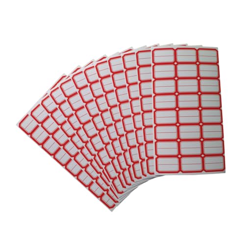 VALICLUD 80 Blatt Selbstklebende Preisschilder Papieretiketten pro Packung Beschreibbare Aufkleber für Büro Laden Organisation und Preiskennzeichnung VALICLUD 80 Blatt Selbstklebende Preisschilder Papieretiketten pro Packung Beschreibbare Aufkleber für Büro Laden Organisation und Preiskennzeichnung von VALICLUD