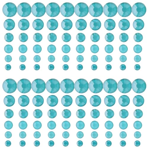 VALICLUD 820Stücke Nagelkunst Strasssteine Flatback Edelsteine für Acrylnägel DIY Nageldesign und Bastelbedarf Glänzende Nageldiamanten für Nailart Anwendungen von VALICLUD