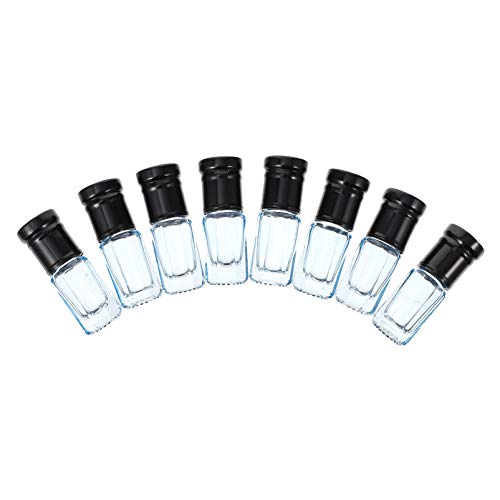 VALICLUD 8Stücke Teiliges Ätherische Flaschen Farbige Glasflaschen mit Schwarzem Deckel Parfüm Duftöle und Flüssigkeiten Nachfüllbare Flaschen VALICLUD 8Stücke Teiliges Ätherische Flaschen Farbige Glasflaschen mit Schwarzem Deckel Parfüm Duftöle und Flüssigkeiten Nachfüllbare Flaschen von VALICLUD