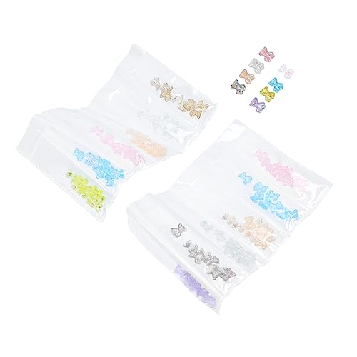 VALICLUD 96 Stück Teiliges Nagelcharms mit Einzigartigen Bunten Glatte Oberfläche Langlebig und Modisch Diy Nageldekoration für Fingernägel und Zehennägel Geeignet als für Nail Art Fans von VALICLUD