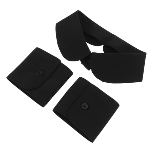 VALICLUD Abnehmbare Blusenkragen und Stulpen Falsche Kragen und Manschetten für Damen Atmungsaktive Büro Accessoires Vielseitig Kombinierbar mit Freizeit und Business Outfits von VALICLUD