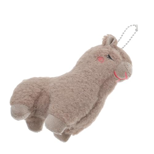 VALICLUD Alpaka, Süßes Spielzeug, Plüsch-alpaka, Stofftier, Weicher Alpaka-schlüsselanhänger Für Kinder, Tasche, Geldbörse, Rucksack, Handtasche VALICLUD Alpaka, Süßes Spielzeug, Plüsch-alpaka, Stofftier, Weicher Alpaka-schlüsselanhänger Für Kinder, Tasche, Geldbörse, Rucksack, Handtasche von VALICLUD