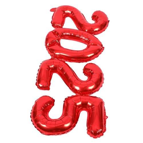 VALICLUD Aluminiumfolie Ballon Rot für Silvester Party Dekoration Year Fotorequisite Geeignet für Tisch und Wandgestaltung VALICLUD Aluminiumfolie Ballon Rot für Silvester Party Dekoration Year Fotorequisite Geeignet für Tisch und Wandgestaltung von VALICLUD
