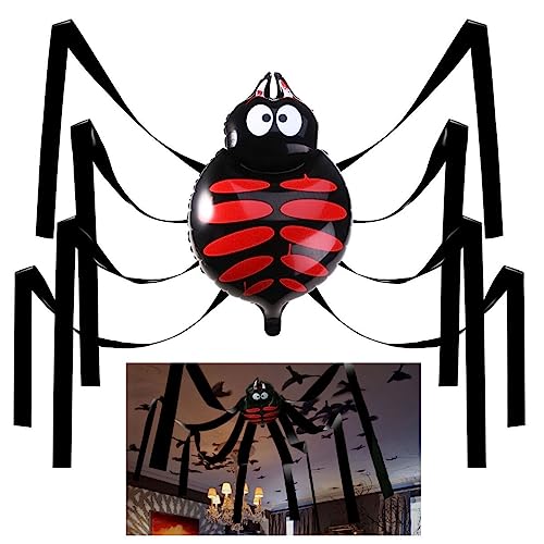VALICLUD Aluminum Film Balloon Aluminiumfolienballon Kostüm-requisiten Spinnenballon Giant Spider Balloon Riesenspinnen-folienballon Hängende Spinnendekoration Spinne Für Halloween VALICLUD Aluminum Film Balloon Aluminiumfolienballon Kostüm-requisiten Spinnenballon Giant Spider Balloon Riesenspinnen-folienballon Hängende Spinnendekoration Spinne Für Halloween von VALICLUD