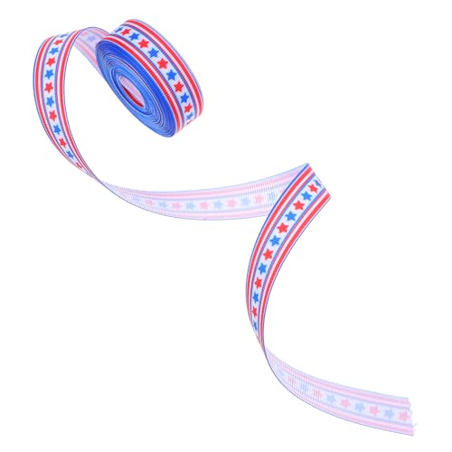 VALICLUD American Star Ribbon Patriotisches Band Rot Weiß Blaues Band Geschenkband Flaggenband Bänder Zum Basteln Sterne Und Streifenband Sternmusterband Ballonband Usa-band Polyester VALICLUD American Star Ribbon Patriotisches Band Rot Weiß Blaues Band Geschenkband Flaggenband Bänder Zum Basteln Sterne Und Streifenband Sternmusterband Ballonband Usa-band Polyester von VALICLUD