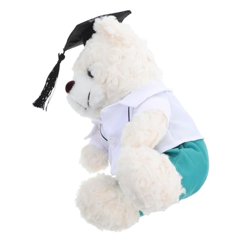VALICLUD Arzt-bär-Puppe Grad Bär Abschluss Tierpuppe Diplom-Puppe Abschluss Stofftiere Abschlussspielzeug Doktor Bär Stofftier Abschlussbär Klein Abschluss-stofftier Groß Diplom-bär Plüsch von VALICLUD