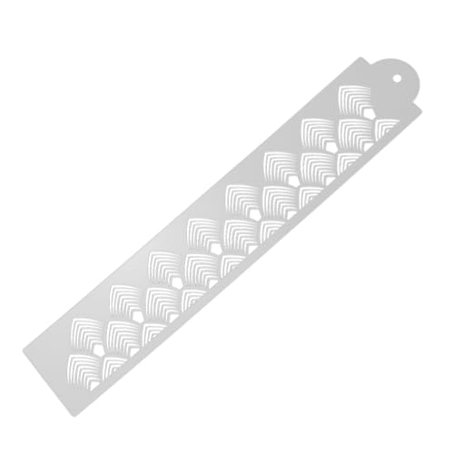 VALICLUD Backzubehör Profi Cake Border Mold Kunststoff Fondant Form für Kuchenspitze Dekoration Vielseitige Backform für Tortenrand Praktische Schablone für Kreative Tortendeko von VALICLUD