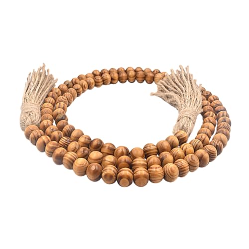 VALICLUD Boho Style Wanddekoration Holzperlen Girlande mit Kiefernholzperlen und Quaste Rustikale Wohnraumdekoration Handgefertigter Wandschmuck für Wohnzimmer und Eingangsbereich VALICLUD Boho Style Wanddekoration Holzperlen Girlande mit Kiefernholzperlen und Quaste Rustikale Wohnraumdekoration Handgefertigter Wandschmuck für Wohnzimmer und Eingangsbereich von VALICLUD