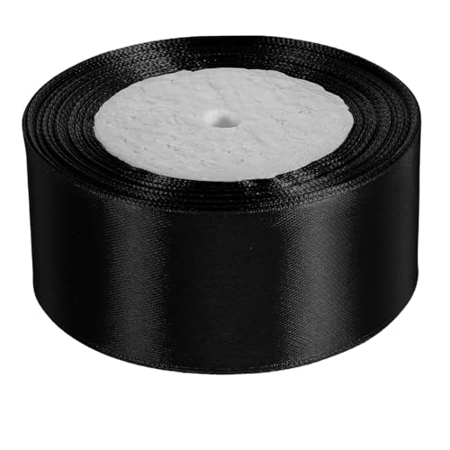 VALICLUD Breites Schwarzes Polyester geschenkband Lang Glatt Robustes Dekoband für Valentinstag Blumensträuße Hochzeits Bastelprojekte VALICLUD Breites Schwarzes Polyester geschenkband Lang Glatt Robustes Dekoband für Valentinstag Blumensträuße Hochzeits Bastelprojekte von VALICLUD