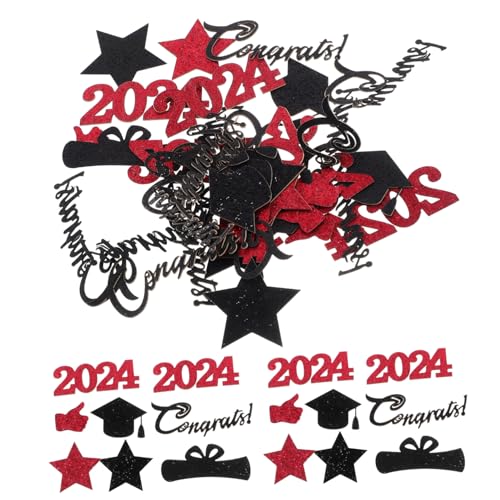 VALICLUD Buntes Graduation Konfetti mit Stern und Schwarzer Mütze Dekoratives Mehrzweckkonfetti für Abschlussfeiern Tischdekoration Einladungskarten und Partyaccessoires VALICLUD Buntes Graduation Konfetti mit Stern und Schwarzer Mütze Dekoratives Mehrzweckkonfetti für Abschlussfeiern Tischdekoration Einladungskarten und Partyaccessoires von VALICLUD