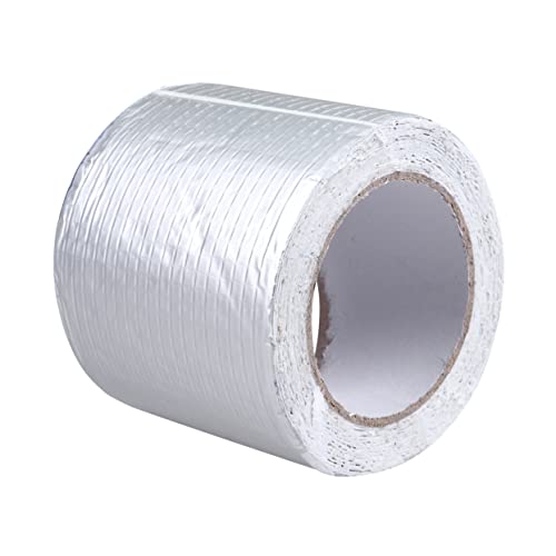 VALICLUD Butyl Reparaturband Wasserdichtes Klebeband aus Butylgummi für Dach Rohr und Fenster Aluminiumfolie Temperaturbeständig Stark Haftend Vielseitig Einsetzbar von VALICLUD