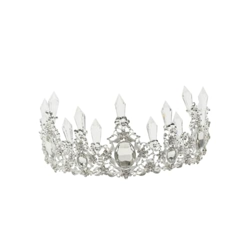 VALICLUD Cake Crown aus für Hochzeiten und Geburtstagsfeiern Silberne Tiara Tortenaufsatz Stilvolle Dekoration für Unvergessliche VALICLUD Cake Crown aus für Hochzeiten und Geburtstagsfeiern Silberne Tiara Tortenaufsatz Stilvolle Dekoration für Unvergessliche von VALICLUD