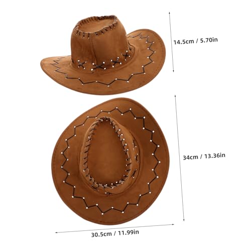 VALICLUD Cowboyhut Westernstil Partyhut Robust Wiederverwendbar Modisch Leicht für Fasching Karneval Party Jungen Mädchen VALICLUD Cowboyhut Westernstil Partyhut Robust Wiederverwendbar Modisch Leicht für Fasching Karneval Party Jungen Mädchen von VALICLUD