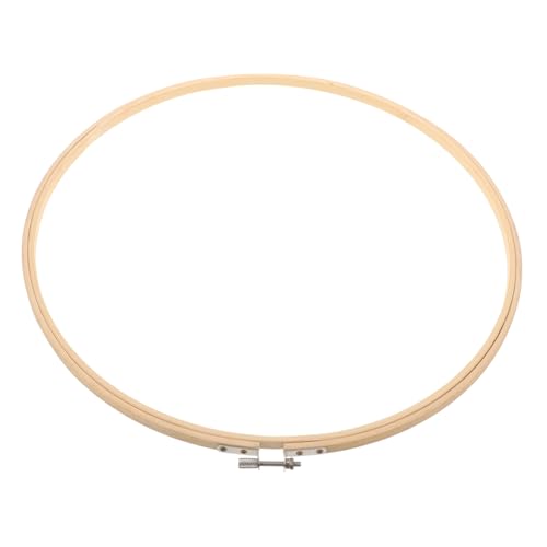 VALICLUD DIY 1stk Stickrahmen Selber Machen Nähen Ring Hoop Stickrahmenring Nährahmen Für Anhänger Quiltrahmen Zum Handquilten Stickrahmen 10cm Stickhalter Werkzeugkasten Schleife Hölzern von VALICLUD